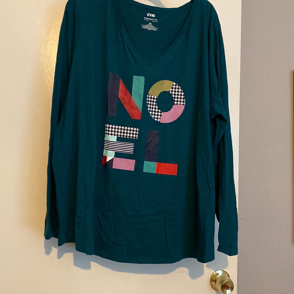 Women’s Green Long sleeve NOEL tee